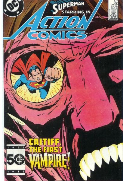 Action Comics 577 Caitiff: First Of The Vampires!