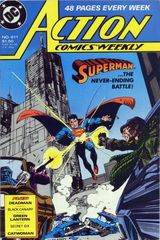 Action Comics 611 Room Service / Will The Real Devil Please Stand Up? / Bringing Home The Bacon / Beyond Mortal Men! / The Tin R