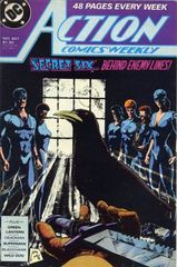 Action Comics 607 Guilty! / Escape From Hell / Legionnaires Disease / Familiar Face? / Gino / Another Fine War