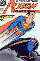 Action Comics 617 Assault On A Green / Seems Like Old Times... / Fatal Distraction / Missing Person / Channel Switching / Motive