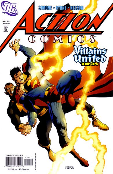Action Comics 831 Villains United Black & Blue