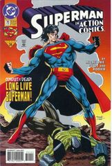 Action Comics 711 Death Of Clark Kent Home And The Hollow Heart!