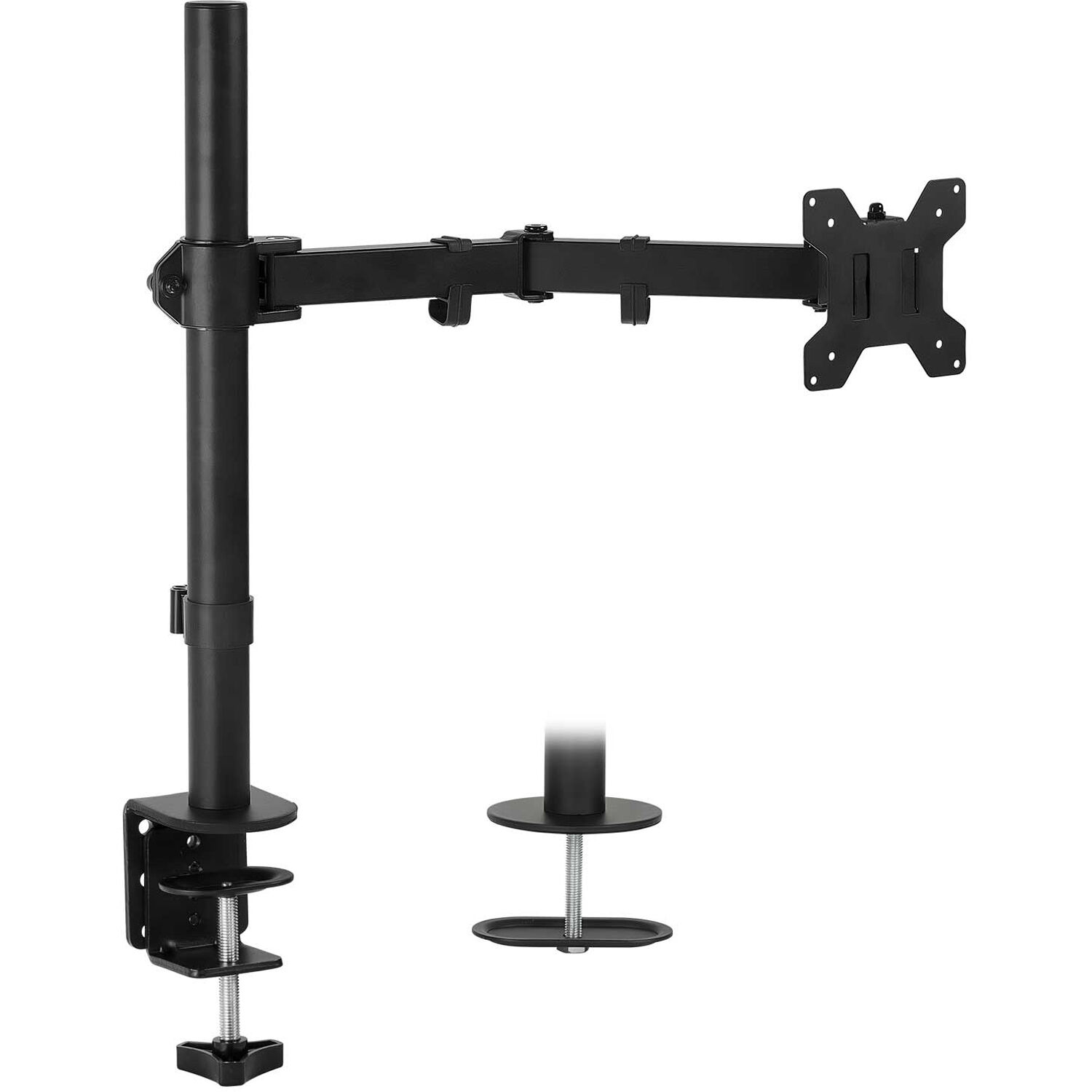 Ergotron LX Dual Desk Mount Side-by-Side Arm (Black)