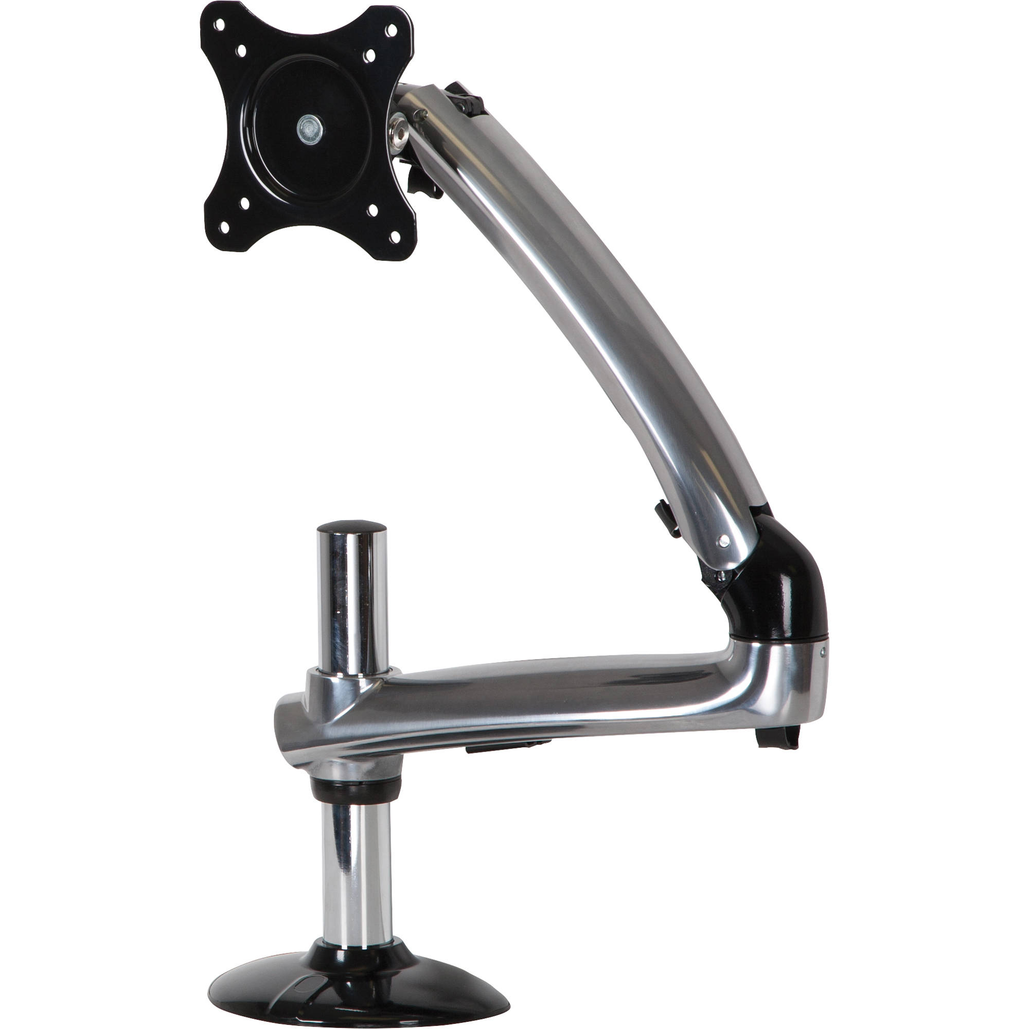 Atdec Dual-Monitor Desk Mount Bundle (Silver)