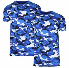 The Triathlete Store Men's Short Sleeve Crew Neck Camo Printed T-Shirt - 2 Pack (209575545)