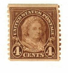 4c Martha Washington, perf 10 vertical