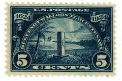 5c Huguenot-Walloon Tercentenary: Monument at Mayport, Florida