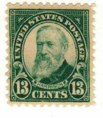 13c Harrison, green