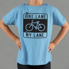 The Triathlete Store The Bike Lane is My Lane Kid's T-Shirt (190831877)