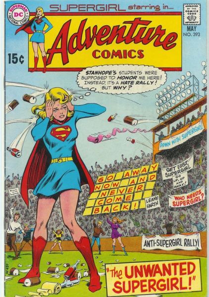 Adventure Comics Vol. 1 393 The Unwanted Supergirl!