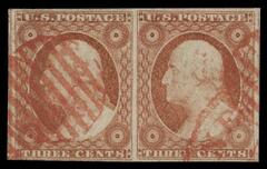George Washington, dull red, type II,