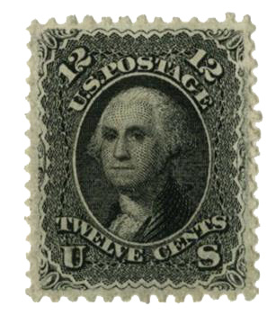 12c Washington, black