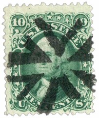 10c Washington, green