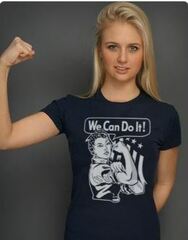The Triathlete Store Rosie the Riveter Women's We Can Do It! T-Shirt (107180790)