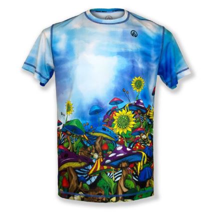 INKnBURN Mens Fungi Tech Shirt (S, L, 2XL) (216795712)
