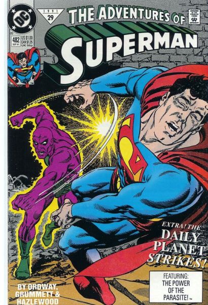 The Adventures Of Superman 482 The Planet Strikes!