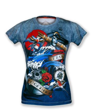 INKnBURN Womens Anchor Tech Shirt (S) (207721489)