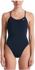 Nike Hydrastrong Lace-Up Tie Back One-Piece, Midnight Navy (Size 34) (211697589)