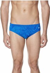 Nike Geo Alloy Poly Blend Performance Swim Brief, Game Royal Size 24, 30, 32, 36 (211648629)