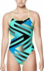Nike Women's Tidal Riot Modern Cut-Out One-Piece, Menta (Size 24) (211697591)
