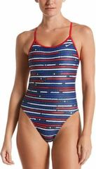 Nike Women's Crossback Cut-Out One Piece, University Red (Size 24, 26, 28) (211697594)