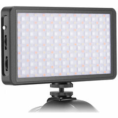 LituFoto R18 Portable Bi-Color RGB LED Video Light with Power Bank Function (Red)