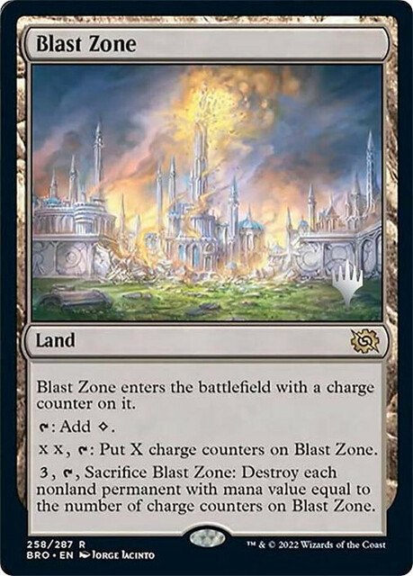 Blast Zone - Foil - Promo Pack