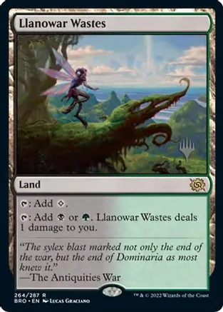 Llanowar Wastes - Foil - Promo Pack