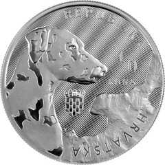 2021 1 oz Croatia Silver Dalmatian Dog Coin