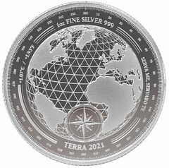 2021 1 oz Tokelau Terra Silver Coin (Proof-Like)