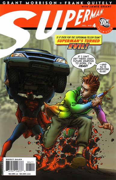 All Star Superman 4 The Superman / Olsen War!