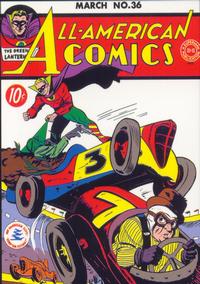 All American Comics 36 The Race Is On