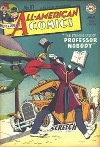 All American Comics 87 Professor Nobody
