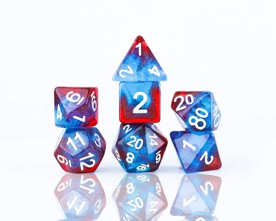 Dice Set - Starry Skies