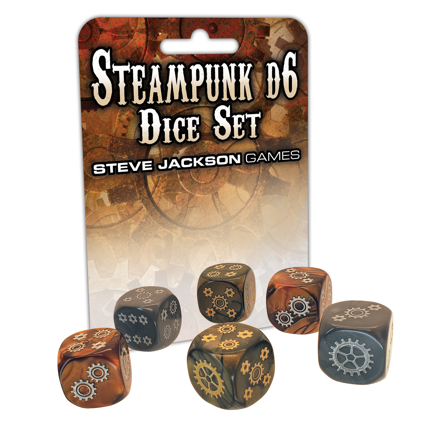 Steve Jackson Games - Steampunk d6 Dice Set