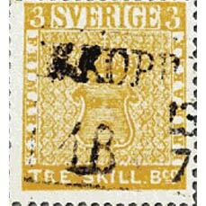 Treskilling Yellow stamp