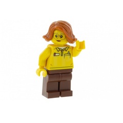 LEGO Female, Toy Store Worker (LEGO logo on reverse of torso)