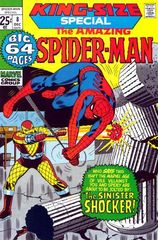 The Amazing Spider Man Vol. 1 Annual 8 The Sinister Shocker! / On The Trail Of Spider Man / Spider Man No More