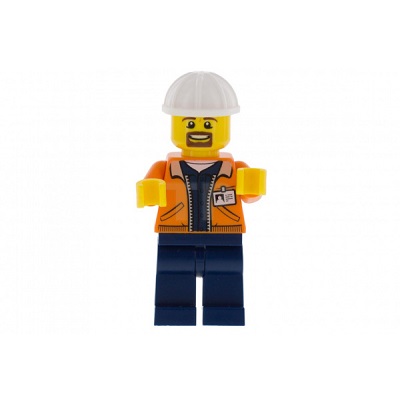 LEGO Miner - Equipment Operator with Beard