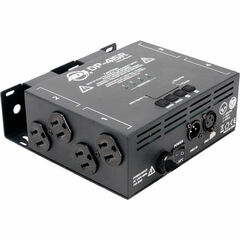 Strand Lighting 6-Port RDM Splitter with 1U Rack Mount and PowerCON Connector