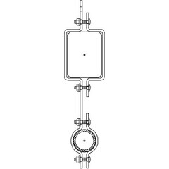 Kino Flo MTP-BW41S Wing Mount with Short Baby Receiver