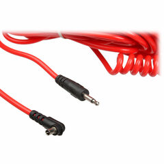 Hama Sync Cord - Mini to Male PC, Coiled - 30'