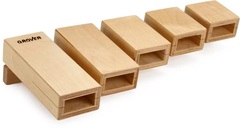 Grover Pro Percussion 5-piece Temple Block Set with Mounting Clamp