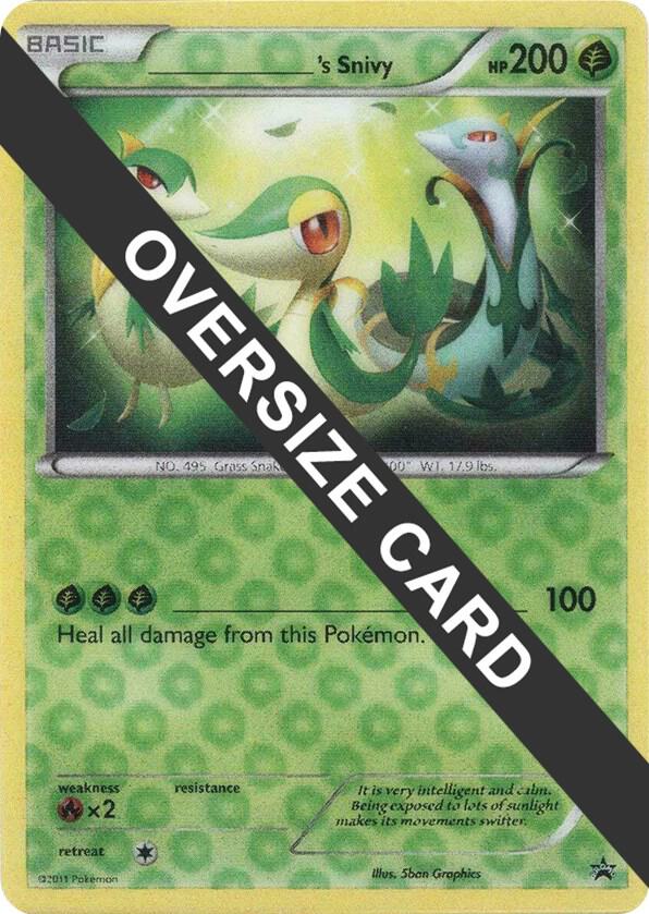 Snivy painted card all 2024 over