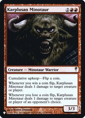 Karplusan Minotaur - Foil