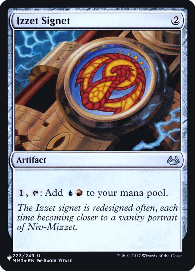 Izzet Signet - Foil (MM3)