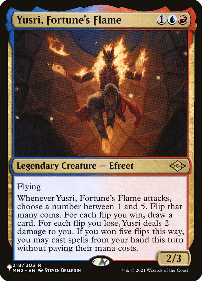 Yusri, Fortunes Flame