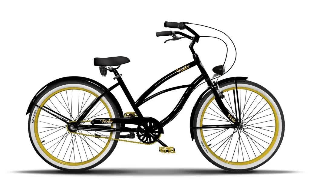 Vivelo La Donna Gold Black - 7 speed