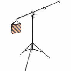 Gravity Stands Lighting Stand with T-Bar (Small, 8.2')