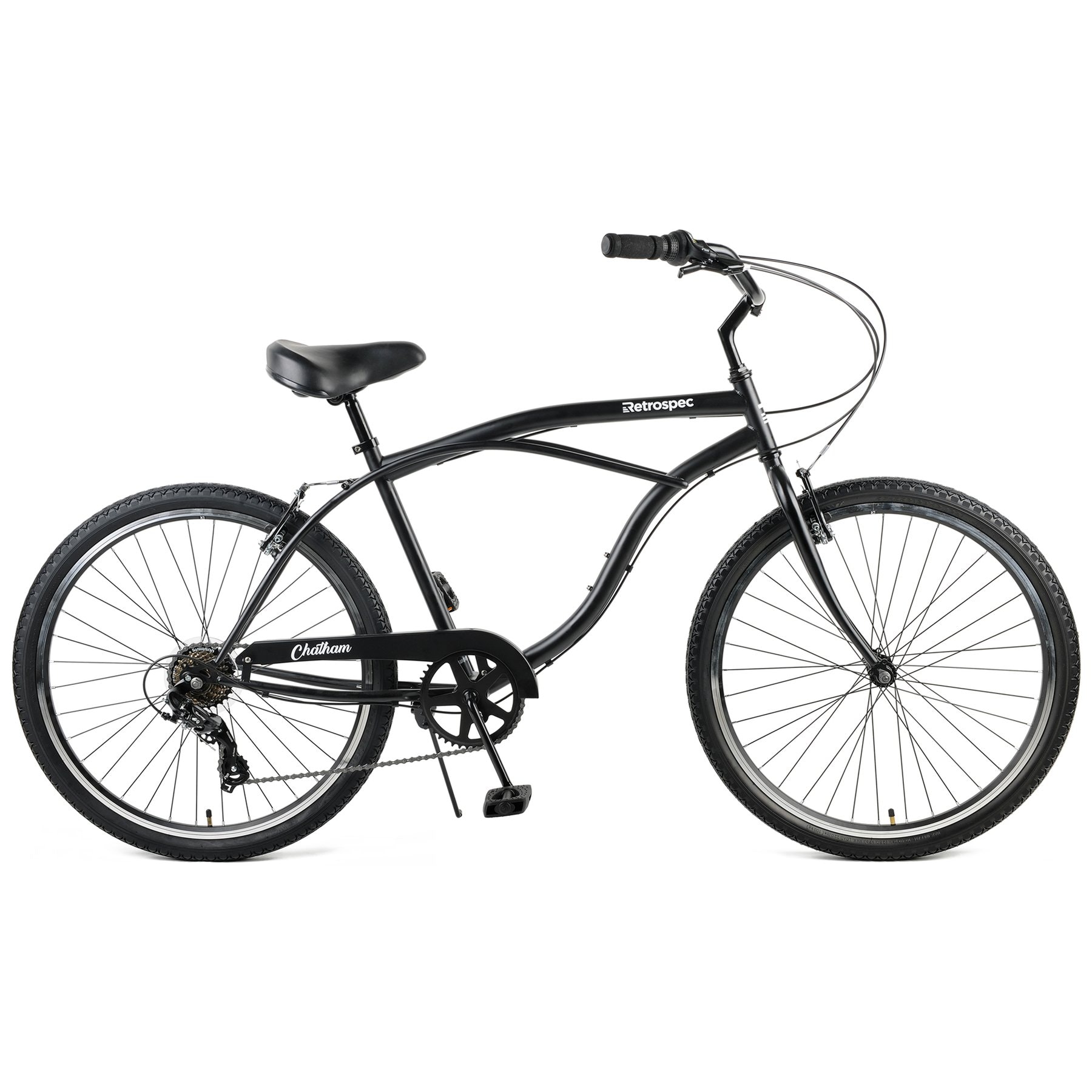 Retrospec Chatham Beach Cruiser 7-Speed 26 - Matte Black 2021